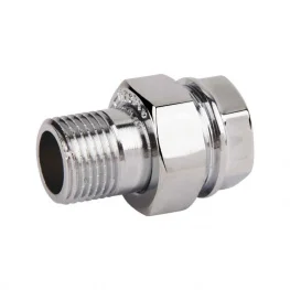 Сгон SD Forte 3/4" прямой хром (SF192W20)