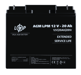  LogicPower AGM LPM 12V 20Ah (4163)