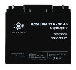 Аккумулятор кислотный LogicPower AGM LPM 12V 20Ah (4163)