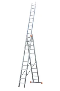 Драбина трисекційна розкладна KRAUSE Tribilo алюмінієва 3x12 (129703)