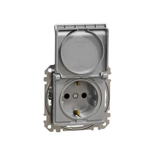 Розетка Schneider Sedna Design SDD113024 алюміній