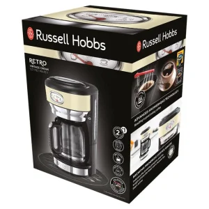 Фото кофеварка russell hobbs 21702-56 retro vintage cream