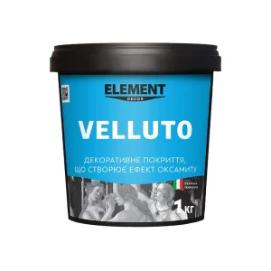 Штукатурка декоративна ELEMENT Velluto 1 кг