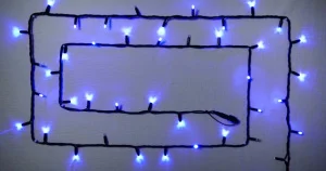 Гірлянда зовнішня Delux String 100LED IP44 EN синій 2x5м (90012976)