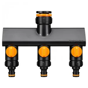 Тройник для крана Fiskars Comfort 3 выхода (1070578)