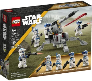 Фото конструктор lego star war боевой отряд бойцов-клонов 501-го легиона (75345)