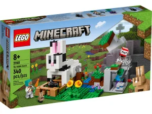 Фото конструктор lego minecraft кроличье ранчо 340 деталей (21181)