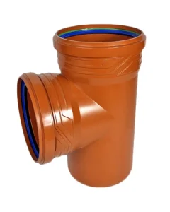 Трійник зовнішньої каналізації ASG Esterno 160x160мм кут 87,5 (6547890)