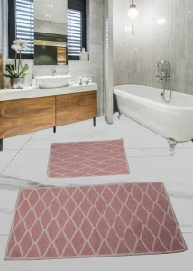 Набір килимків для ванної кімнати Diva Kidi Pink 60x100+50x60см (DV_11007203)