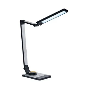 Фото лампа настольная delux tf-520 10вт led usb серебряная (90018130)