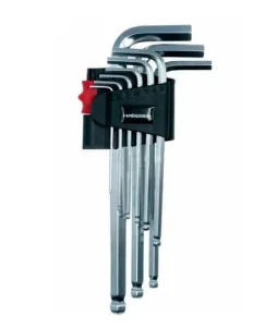 Набір Г-подібних ключів HAISSER HEX 1,5-10мм 9шт (48113)