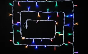 Гірлянда зовнішня Delux String 100LED IP44 EN мультикольоровий 2x5м (90016602)