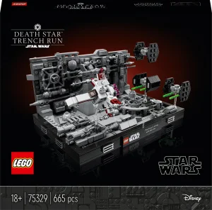 Конструктор Lego Star Wars Діорама Політ над Зіркою Смерті 665 деталей (75329)
