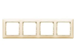 Рамка на 4 пости Legrand Valena Classic алюміній (774354)
