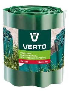 Бордюрна стрічка VERTO 900x15 см зелена (15G511)