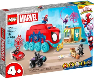 Фото конструктор lego marvel мобильная штаб-квартира команды паука 187 деталей (10791)