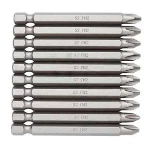 Набір біт Ultra PH2x75мм 1/4 "S2 10шт (4010231)