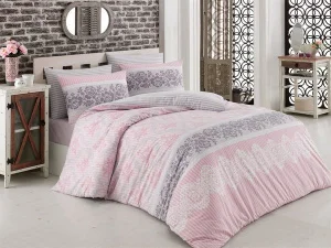 Фото комплект постельного белья majoli irene dusty rose 200x220см (bt_010078303)