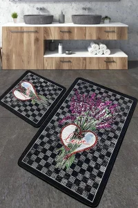 Фото набор ковриков для ванной chilai home levan 60x100+50x60см (ch_110024184)
