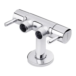 Кран приладовий Karro 1/2“x1/2“x1/2“ ЗЗЗ на 2 виходи (KR3155)