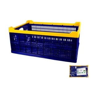 Ящик складаний пластиковий MasterTool 600x400x240 мм, синій (79-3951)
