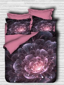 Фото комплект постельного белья lighthouse ranforce+3d astra розовый 200x220см евро (168oz_2,0)