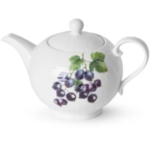 Фото заварочный чайник fissman currant фарфор 700мл (13007)