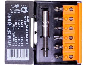 Набір біт з магнітним тримачем USH INDUSTRY Flatbox PH1-2-3/PZ1-2-3 (U0006040)