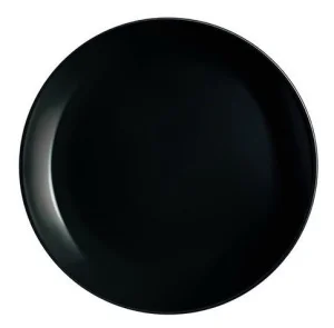 Фото тарелка обеденная luminarc diwali black круглая 250мм (0867p)