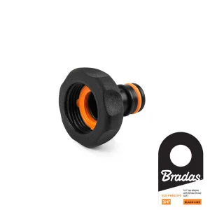 Адаптер на кран Bradas Black Line Soft ВР 3/4“ (ECO-PWBS2195)