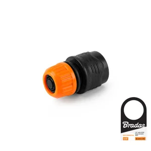 Конектор Bradas Stop Black Line Soft Full 1/2" (ECO-PWBS2146)