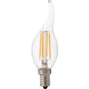 Лампа філамент Horoz Electric FILAMENT FLAME-6 6W свічка на вітрі Е14 2700К 700Lm (001-014-0006-010)