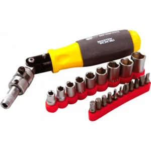 Викрутка MasterTool із насадками 20 шт 40-0515
