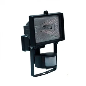 Прожектор галогенный с сенсором движения Bemko 150W черный (C55-SFL150BL)
