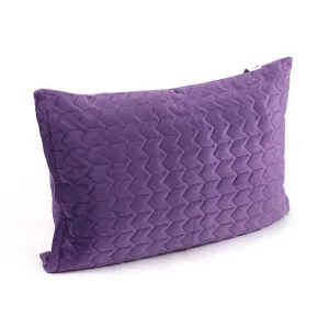 Чохол на подушку Руно 50х70см мікрофайбер та велюр (382.55_Violet)