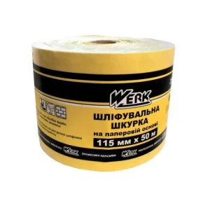 Папір шліфувальний Werk P100 115ммx50м (58020)