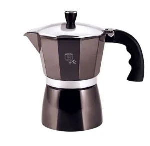 Гейзерна кавоварка Berlinger Haus CARBON PRO алюмінієва 150мл (7214-BH)