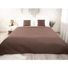 Фото покрывало руно chocolate ромб 150x212см (360.52у_chocolate ромб)