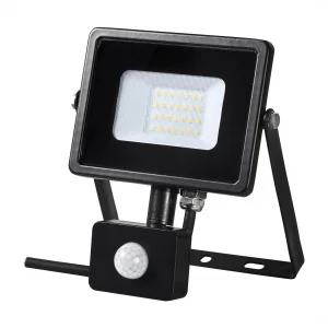 Прожектор вуличний DELUX FMI 10 S LED 20Вт 6500K IP44 з датчиком руху