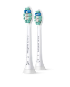 Фото набор насадок для электрической зубной щетки philips c2 optimal plaque defence 2 предмета hx9022/10
