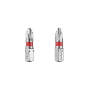 Набір біт Intertool STORM PH2 1/4"x25мм S2 2шт (VT-0218)
