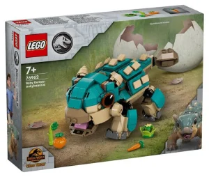 Фото конструктор lego jurassic world малыш бампи: анкилозавр 358 деталей (76962)
