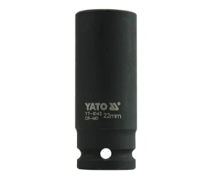 Головка торцева ударна YATO 1/2" 22x78мм (YT-1042)