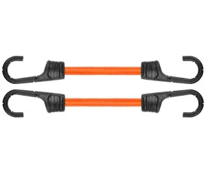 Шнур еластичний Bradas Bungee Cord Hook гумовий 80см 2шт (BCH2-08080OR-B)