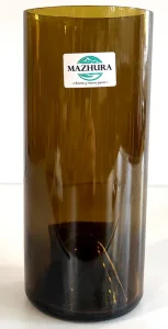 Ваза Mazhura скляна 18см, d7см (mz708252)