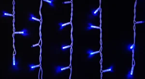 Фото гирлянда наружная delux icicle 75led ip44 en синий 2x0.7м (90012957)