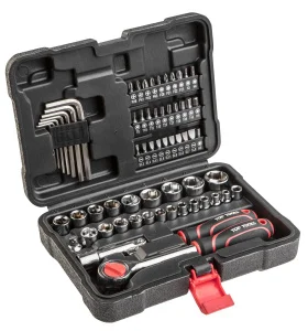 Набір торцевих гайкових ключів Top Tools 3/8 63 од (38D515)