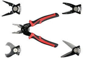 Плоскогубці і ножиці електромонтажні YATO 5шт (YT-19697)