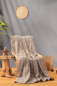 Плед Cotton box Emboss Bej 220x240см (CB_02007753)