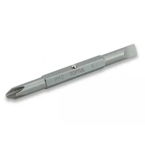 Біта TOPTUL 1/4" PH1хSL5 двостороння 75мм (FKAA0105)